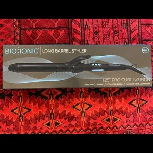 Bio ionic long barrel curling iron